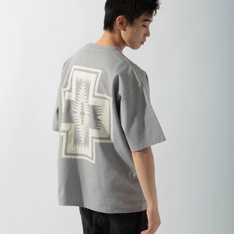 Tokyo Fat Cucumber Japanese Purchase PENDLETON Ретро принтованная футболка с коротким рукавом 320388