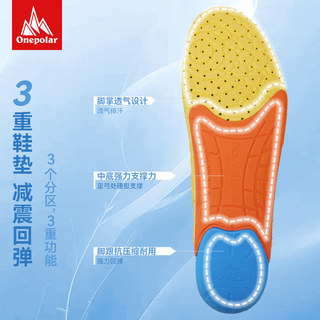 onepolar insoles are shock-absorbing and breathable