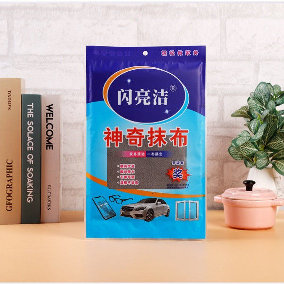 Shiny clean water without dropping off hair multifunction antistatic ultra-fine fiber wipes dust-free rag wiping cloth