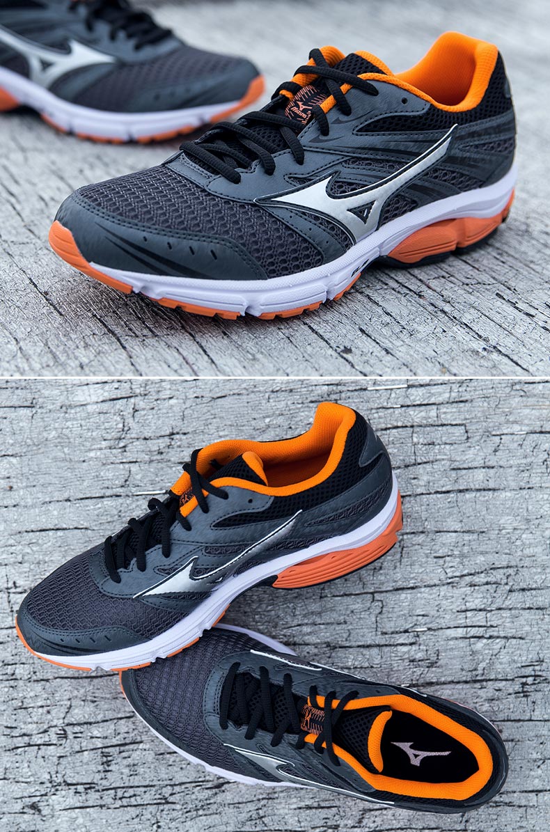 Mizuno Mizuno của nam giới giày chạy sốc hấp thụ thể thao ngoài trời giày của nam giới giày mùa xuân và mùa hè ZEST J1GR159877R jordan xám trắng