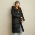 Amii tối giản, nhẹ nhàng và ấm áp thời trang chic down jacket nữ 2019 mùa đông mới dây rút trùm đầu 90 nhung kén hàng đầu - Xuống áo khoác Xuống áo khoác