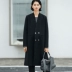 Amii flagship store áo len nữ dài phần 2018 thu đông 2018 mặc áo len nữ phiên bản Hàn Quốc mới - Áo khoác dài