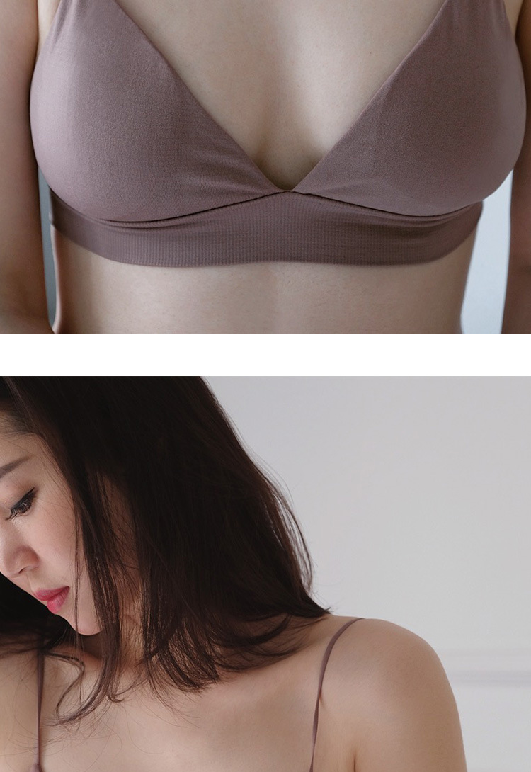 Cô gái gợi cảm tam giác sling đồ lót ống hàng đầu chống đi không vành áo ngực mùa hè thoáng khí bikini mỏng quần lót nữ de thương