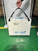 Hangdi 24V gas parking generator LNG CNG iron shell gas model automatic start and stop with shelf pipe