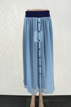 New V * VA HE * RT fresh and elegant single-breasted elastic waist womens summer and autumn skirt VW55611