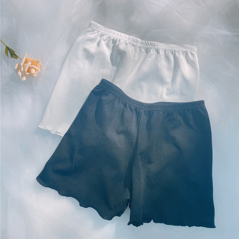 Inside Hitch Pants Short Summer Safety Pants Woman Inside Hitch Skinty Pants Black Shorts Thin Out Wearing Loose Insurance Pants