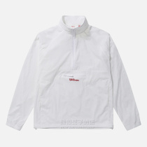 wilson Wilson Mens Tennis Sports Jacket Casual Tennis Wear White Simple Half-Zip Jacket