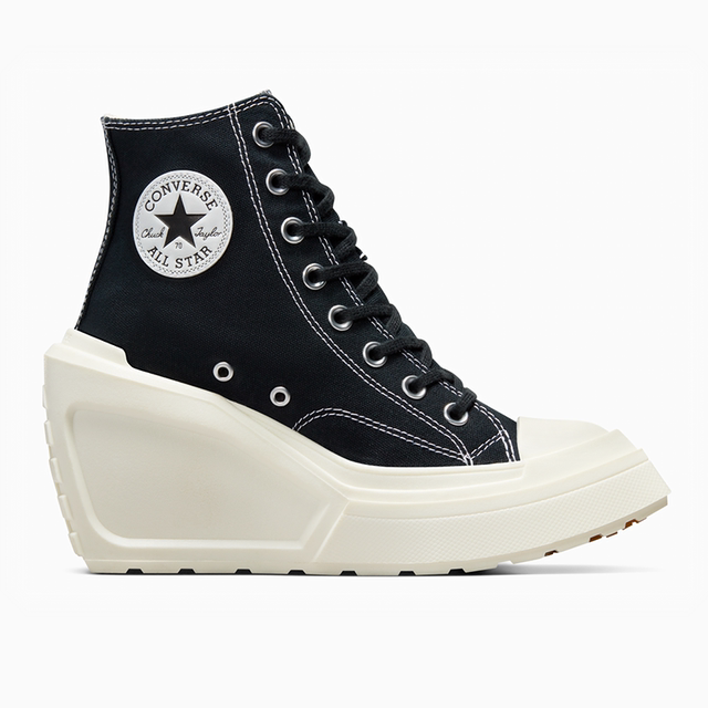 ConverseChuck70DeLuxeWedge Converse ເກີບຜ້າໃບ wedge ຄົນອັບເດດ: ເກີບ sneakers ເທິງສູງສໍາລັບແມ່ຍິງ