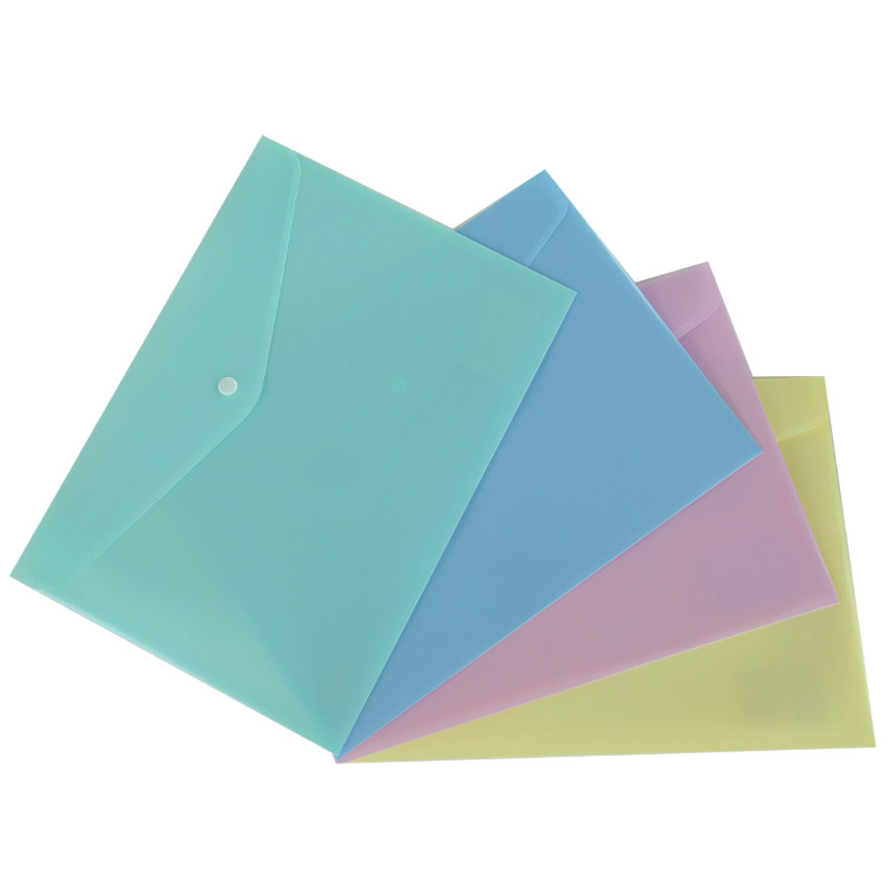 Yuansheng file bag color file bag student classification bag information bag a4 snap bag storage bag test paper bag file