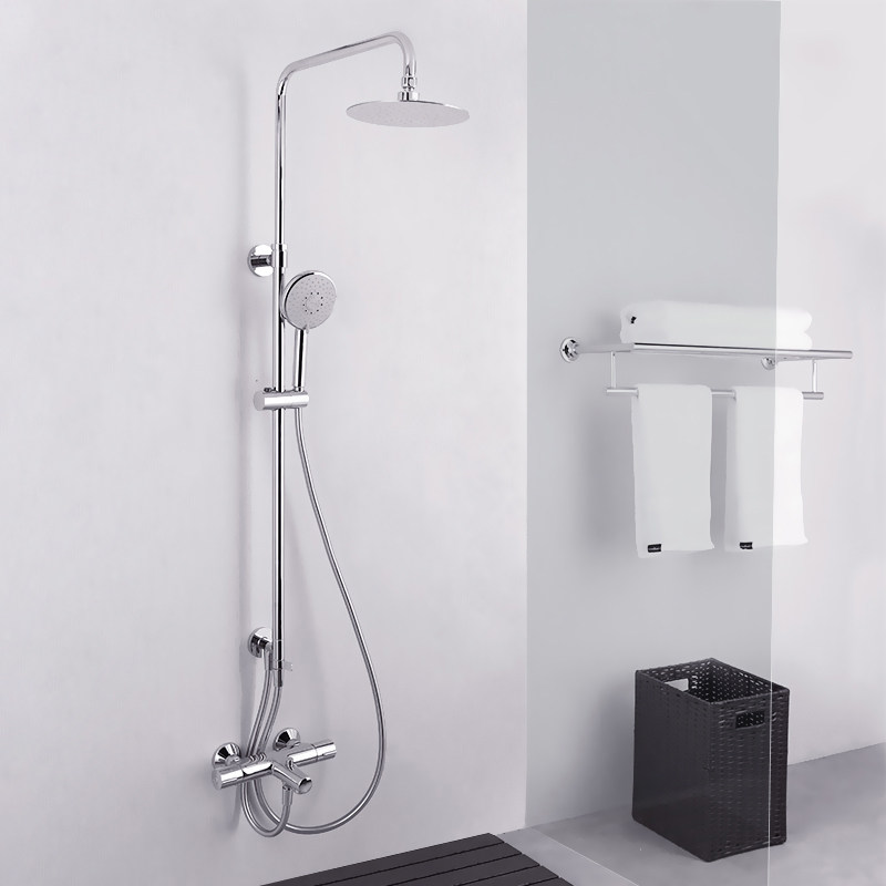 Koehler Thermostatic Shower Zeroy Triple Water Shower Column Pro Oxygen Thermostatic Bath Hanging Wall Style Bathroom Shower 21088T