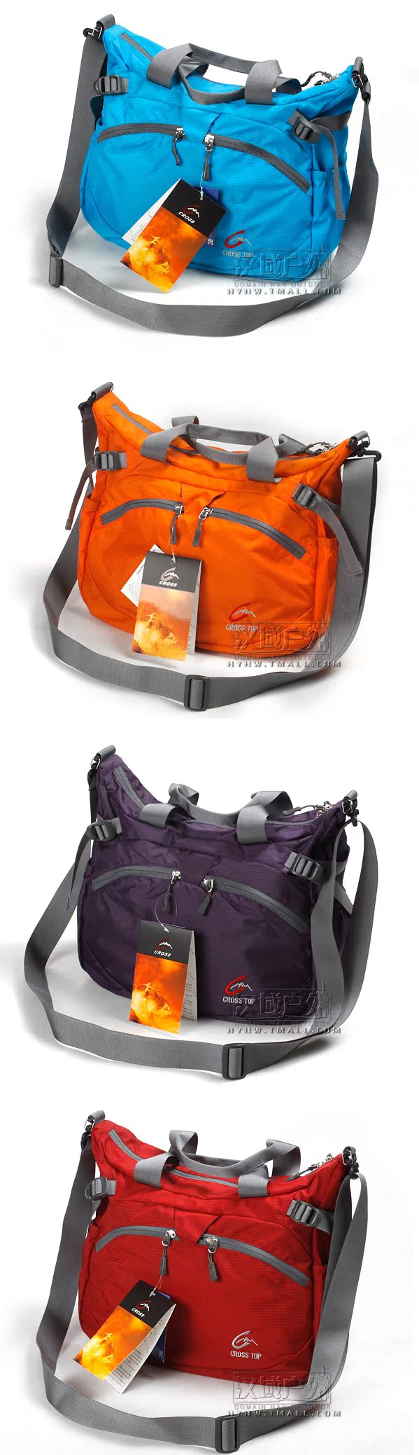 CROSSTOP túi ngoài trời của nam giới đa chức năng vai-proof tear-proof túi Messenger túi du lịch túi giản dị nữ túi elly