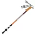 Robinson trekking cực khóa carbon kính thiên văn ba phần giảm xóc thẳng mía mới ngoài trời - Gậy / gậy gậy ba chân Gậy / gậy