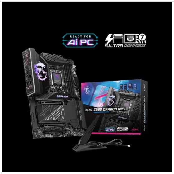 Msi Meg Z890 Ace God of War Dark Z890-P Wifi Motherboard 285K 265Kf 245 Cpu