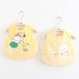 Детский летний тонкий слюнявчик, водонепроницаемый нагрудник для детского сада, с карманом