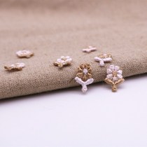 Day single forest embroidery lace small flower flower patch DIY hair accessories clothing accessories accessories 100 bags