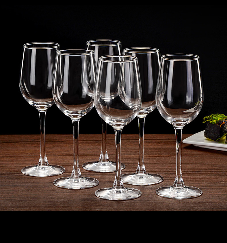 Châu âu glass red wine glass nhà chân cao cup 2 Túi 6 Túi không chì decanter wine set