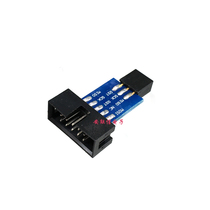 AVRISP USBasp STK500 10PIN 10PIN 6PIN standard conversion seat 10p turns 6P switching board