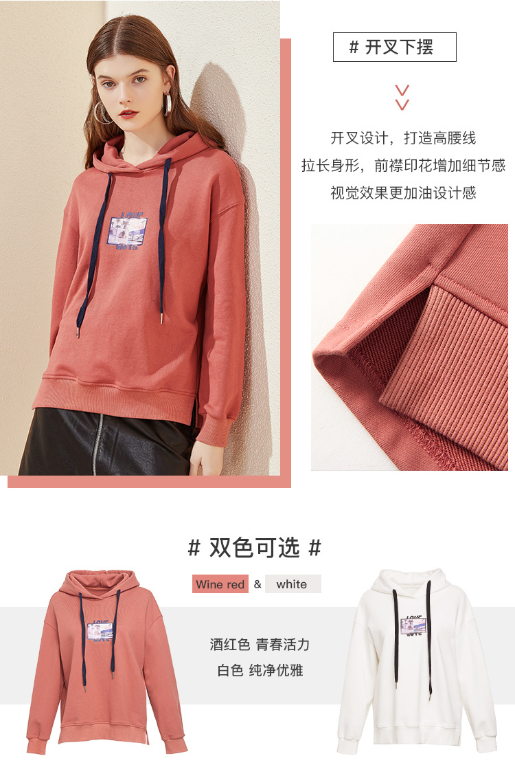 Sweatshirt femme      en Coton - Ref 3216938 Image 8