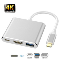4K 4K high-definition USB3 1 Type-C turn HDMI USB3 0 PD powered HUB notebook Switch converter