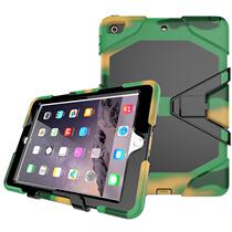Applicable New iPad 2018 17 Air 2 air explosion proof three-in-one triple anti-silicone bracket protective sleeve