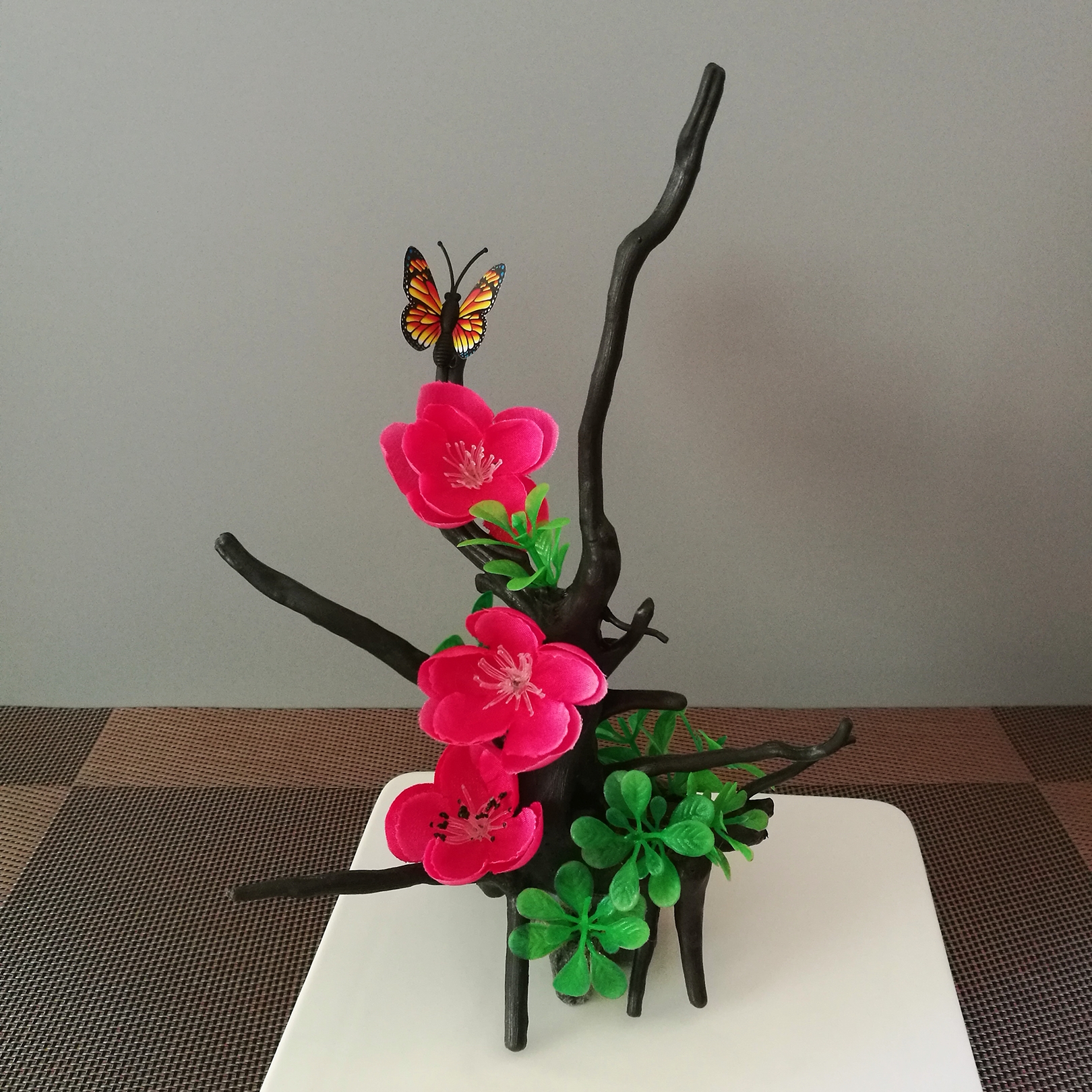 Hotel Disc Accessories Small Pendulum pieces Lace Body Parquet Stiletto parquet simulation pendulum disc decorated with flower and grass Mood Creativity Nod Flowers