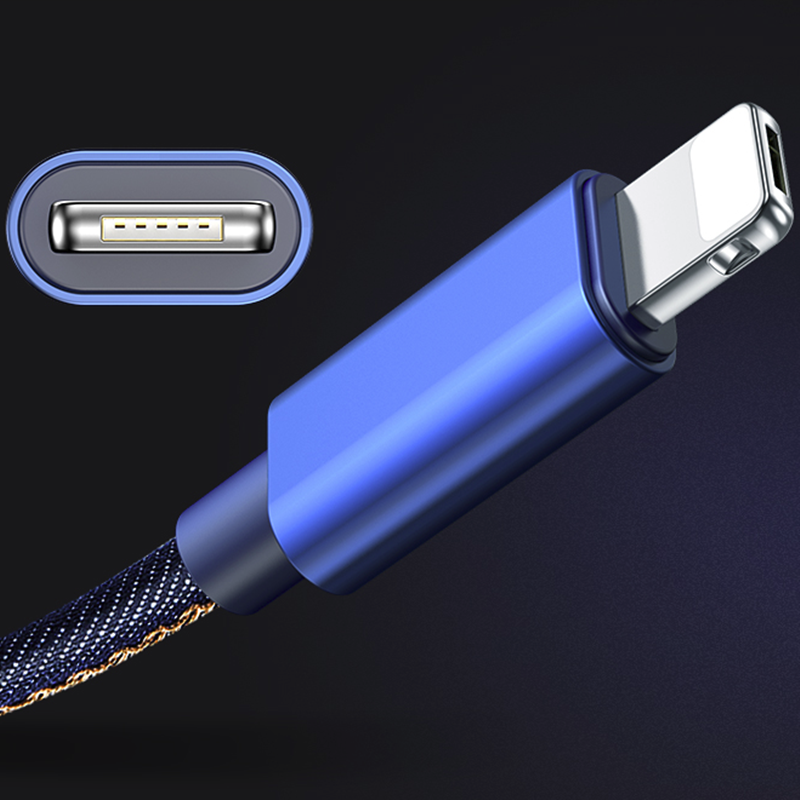 古尚古iPhone6数据线6s苹果8plus充电器线X手机5s安卓加长7P快充一头两用通用二合一