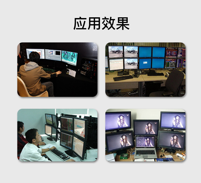 Computer Multi-Screen Expansion USB to Vga Monitor External Graphics Card Converter for Running Multiple Windows of Stock Trading Software