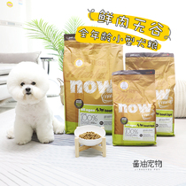 Now Fresh Fresh meat no grain for all ages small dog food Corky Teddy Bears dog food universal type 6 pounds