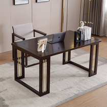 Morning Office New Chinese solid wood desk modern minimalist home bedroom office writing computer desk integrated table and chair combination