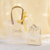 Матовый маленький шоппер, большая лента, замок