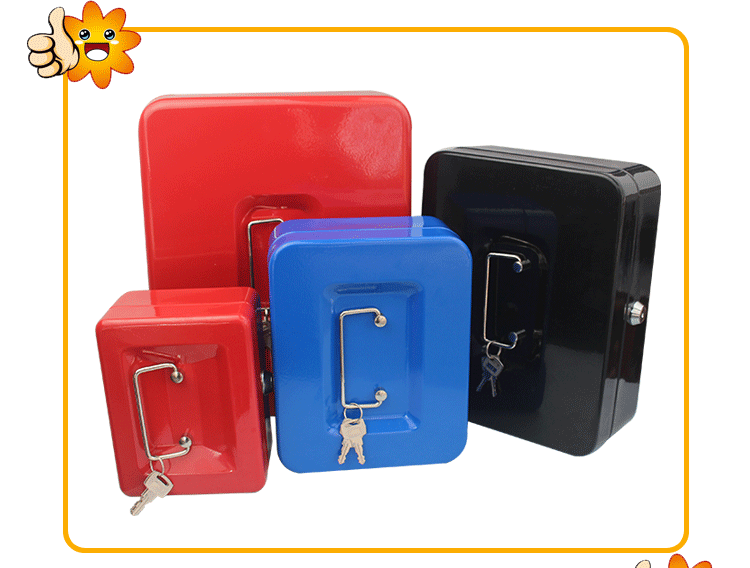 Tất cả thép an toàn hộp ký gửi di động nhà văn phòng mini tủ an toàn máy móc hộp sắt nhỏ hộp lưu trữ máy tính tiền - Két an toàn két sắt