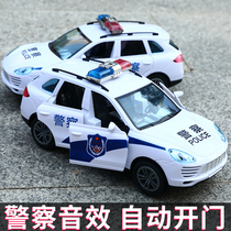 Toy car boy police car car Children big simulation child 110 police 4 toy car 1 one 2 baby 3 years old 5