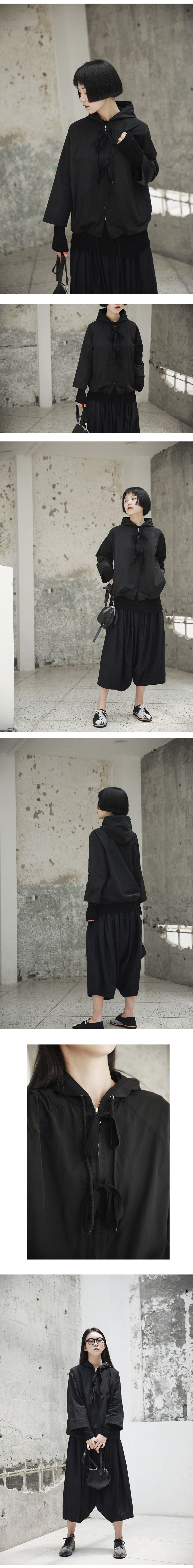 SIMPLE BLACK Spring and Autumn College Wind quai áo khoác ngắn cho nữ mẫu áo dạ ngắn đẹp 2021