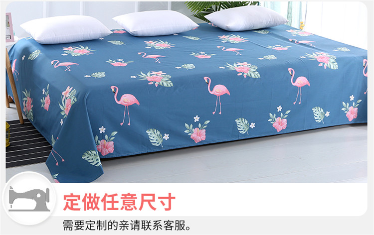 Tấm bông tùy chỉnh đơn mảnh lớn 3 m bông vải chéo dày mã hóa vải đôi 2,3 mét ga trải giường - Khăn trải giường drap giường 1mx2m