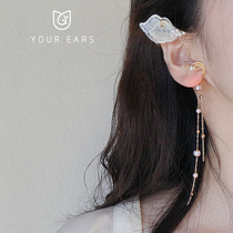 YOUR EARS original design hand-made fairy temperament unique single ear hanging ancient style Hanfu tassel earless hole