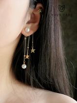 Original hand-made star one-piece ear clip elf earring fairy fairy mosquito coil ear clip