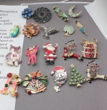 Европейский и американский y одинокий ретро -рождественский снежинок котенок Kitcome Baroack Little Bird Collection