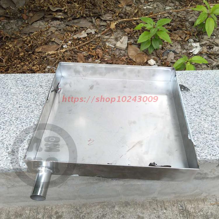 Stainless steel plate rectangular handmade pallet pickup disc is custom white iron - leather disc