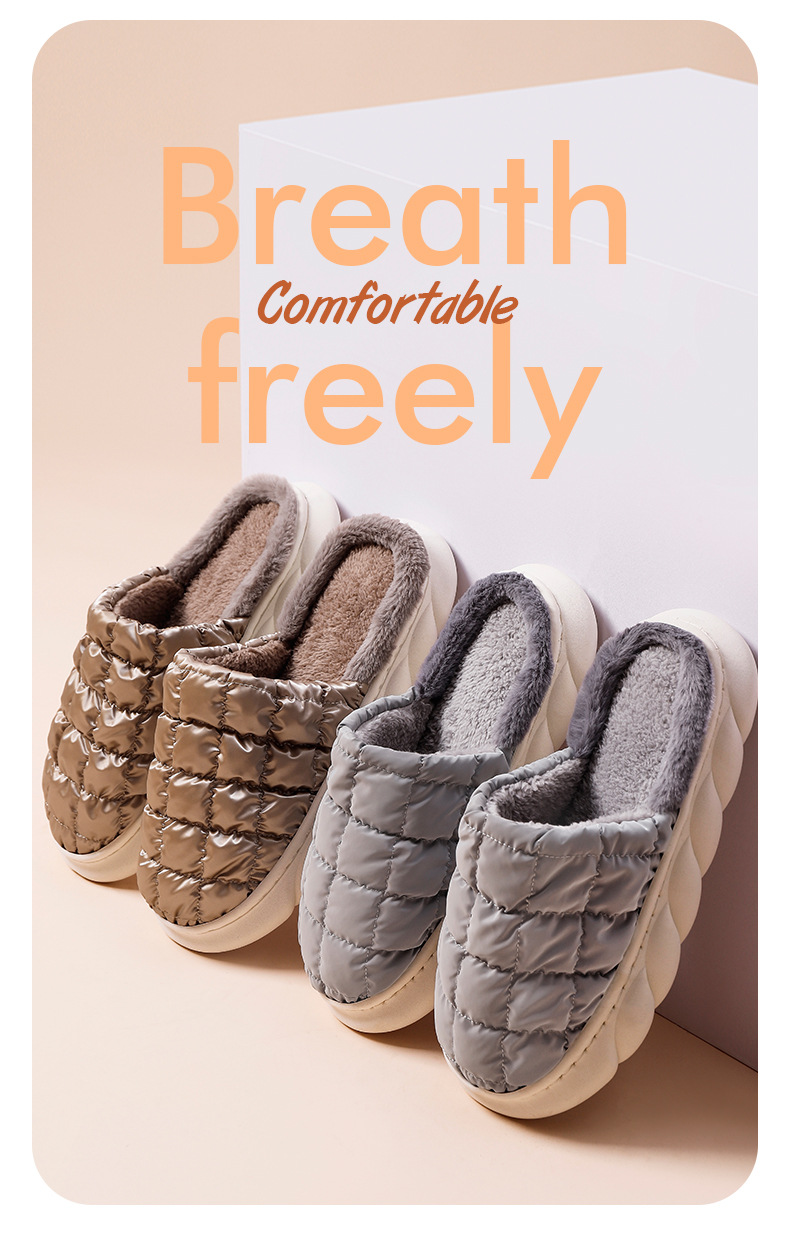 Evergreen 爱屋格林 防水毛绒防滑棉拖鞋 天猫优惠券折后¥17.9包邮(¥29.9-12)男、女多色可选