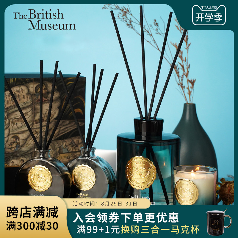 British Museum Swan Scented Candle Gift Box Girls Best Friends Creative Souvenirs Birthday Gifts for Girlfriends