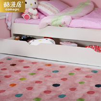 Cool Manju Childrens bed bottom storage storage high and low bed up and down bed mother bed drag box storage cabinet
