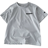 Дышащая быстросохнущая летняя эластичная спортивная футболка с коротким рукавом для мальчиков, подходит для подростков, круглый воротник