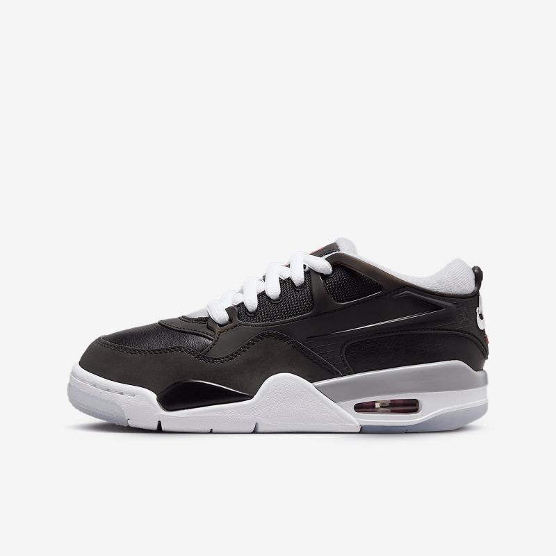 Nike Air Jordan 4 Fashionable Sports Cushioning Basketball Shoes for Older Children Hv5187-010