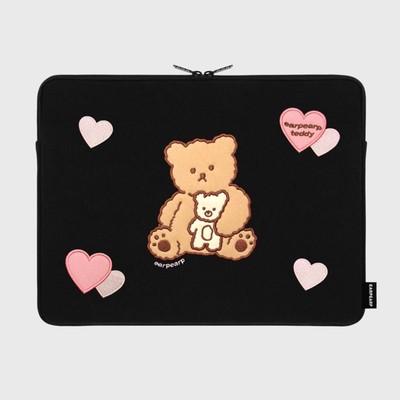 Korea earpearp cute bear mac notebook ipad computer liner storage bag 11 13 15 inch pro