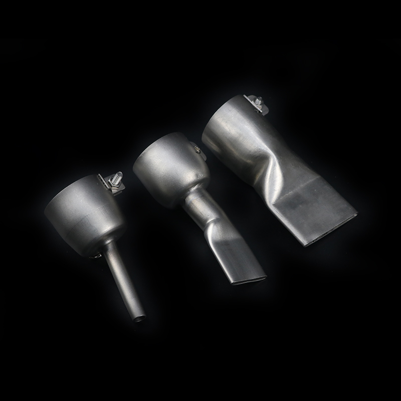 Plastic welding gun welding nozzle PVC hot wind gun 5MM standard round wind nozzle floor construction tool 1600W nozzle flat mouth