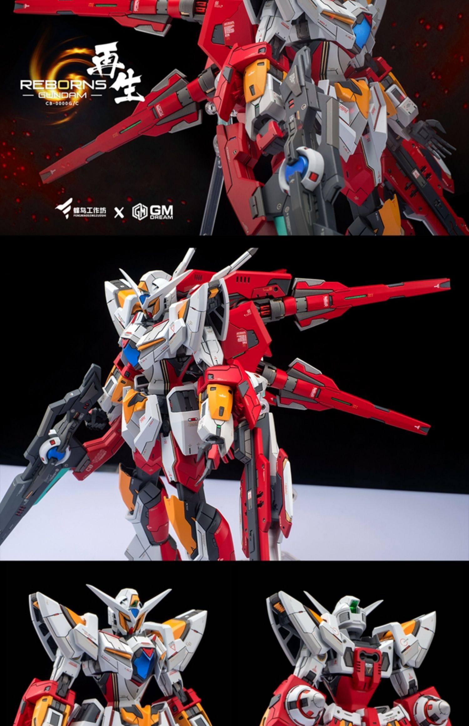 for MG 1/100 Reborns Gundam Resin Conversion Kit - MXM GMD Custom