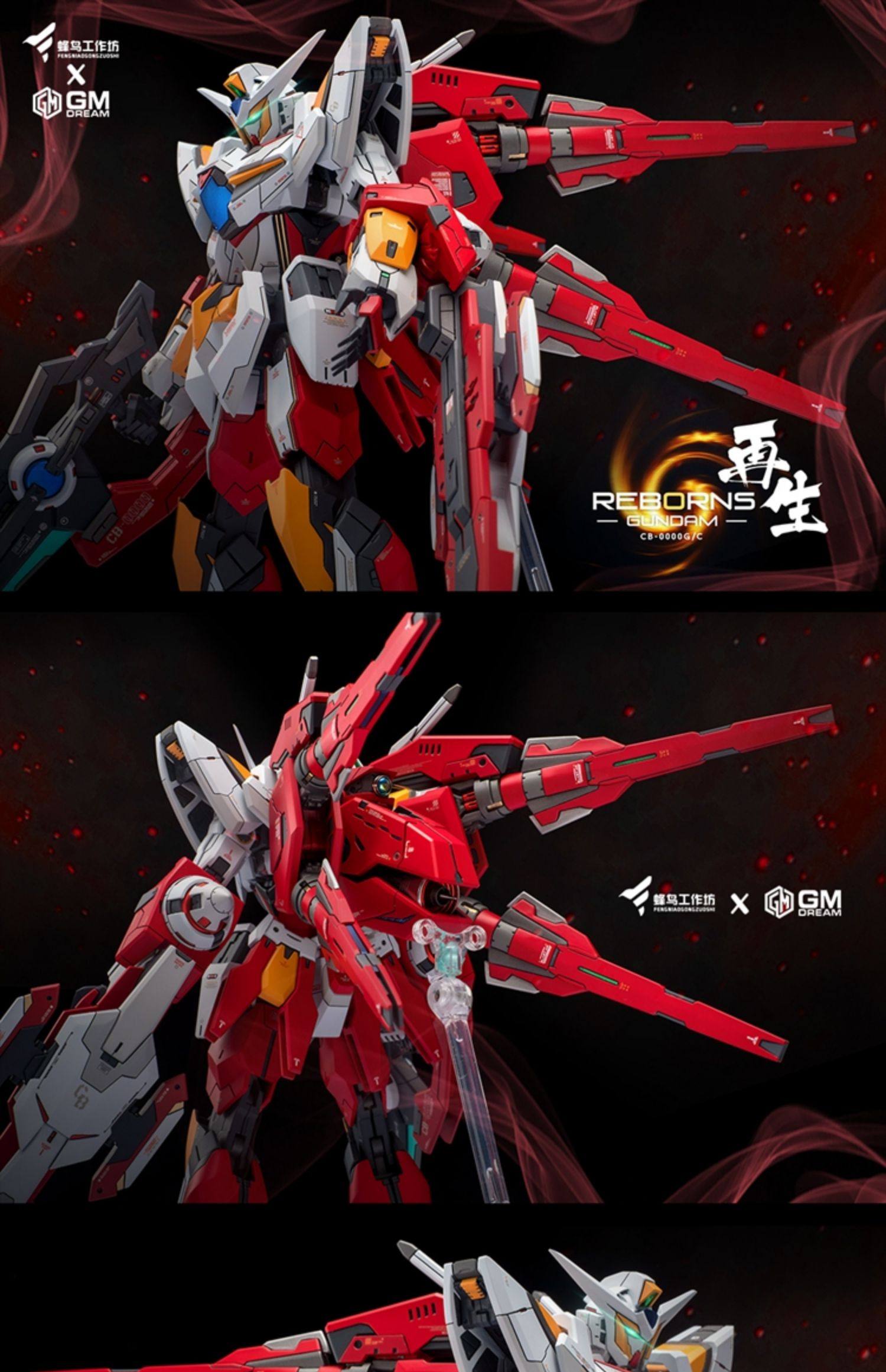 for MG 1/100 Reborns Gundam Resin Conversion Kit - MXM GMD Custom