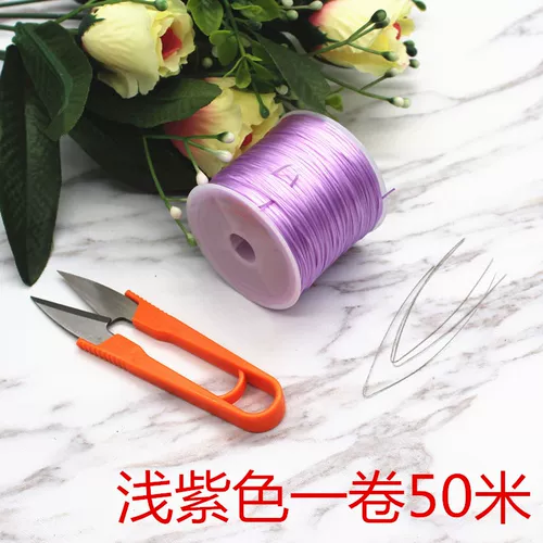 Износостойкие прозрачные эластичные бусины из граната, браслет, резинка