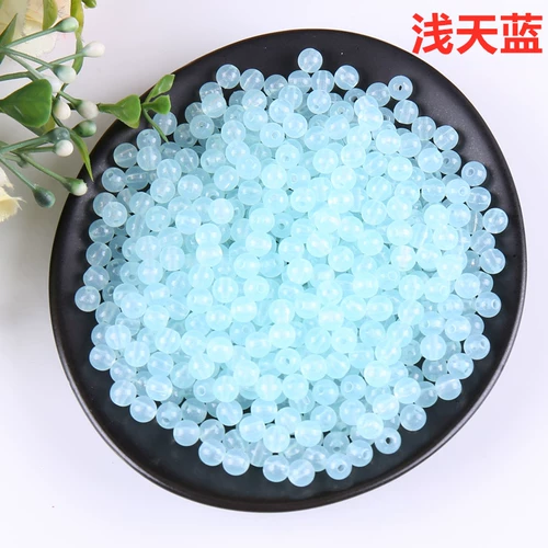 Акриловое украшение-шарик, браслет, сумка, ожерелье, плетеный аксессуар, 6mm