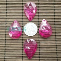 Розово-красная плоская капля воды цена за штуку